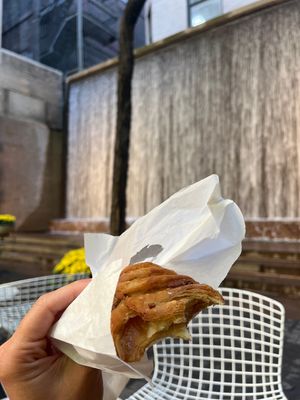 At Paley park nearby  at Gregory's Coffee - 7th Ave in New York City