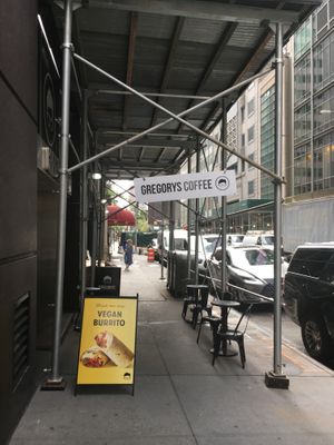 Front entrance. at Gregory's Coffee - Madison Ave in New York City