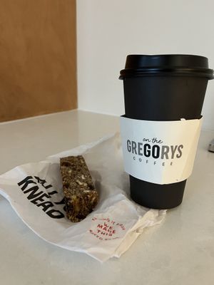   at Gregory's Coffee - Madison Ave in New York City