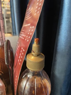 Dirty caps to sauces  at Bangkok Happy Bowl in Aspen