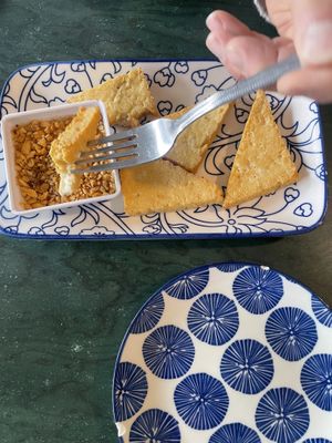 Tofu Tod. Underwhelming   at Bangkok Happy Bowl in Aspen