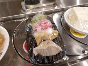 Dumplings. at Surely Up Vegetarian Hotpot in Richmond Hill