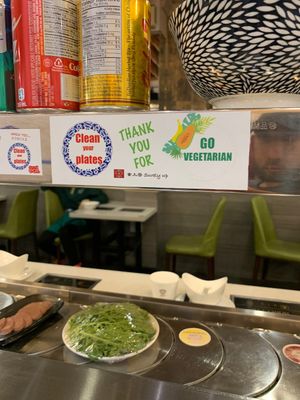 $2 off if you finish your bowl.... clean! at Surely Up Vegetarian Hotpot in Richmond Hill