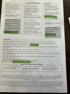 Sunday Menu 2025 page 2  at The Old Farmhouse in Darlington