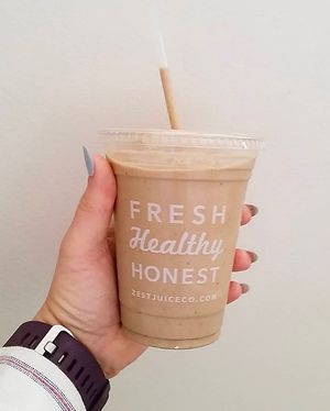 coffee smoothie at Zest Juice Co - Grandview in Columbus