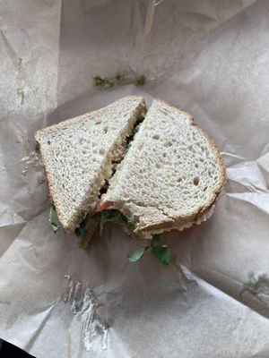 The Vegan Hemp Pesto Handheld at Alchemy - Grandview in Columbus