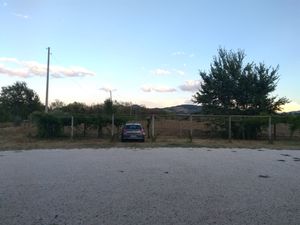 the parking just in front  at Agriturismo La Lenticchia in Forli