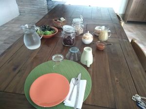 the vegan breakfast, sweet + savoury at Agriturismo La Lenticchia in Forli