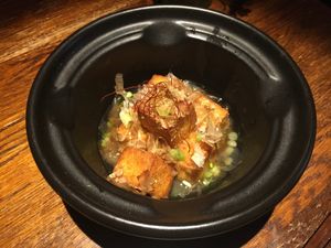 tofu with vinagrated miso & wasabi at Ryukishin - Richelieu in Paris