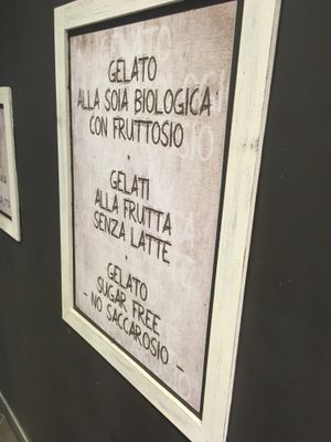 Sugar and dairy free  at L'altra Biancaneve - Piazza Lenotti in Bardolino