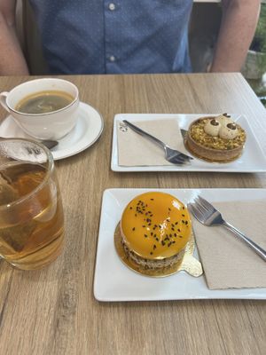 Two vegan options  at La Pepite in Marseille