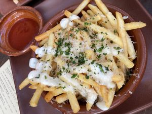 Truffle fries at Om Sabor in San Francisco