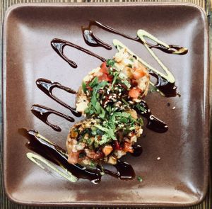 Inari a la mexicana at Om Sabor in San Francisco