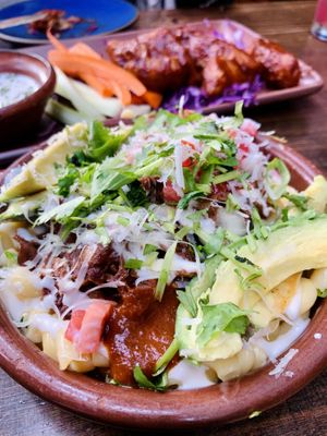 This mac and cheese was really good   at Om Sabor in San Francisco