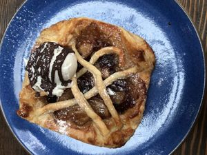 Apple pastry. A little dry but yum  at Om Sabor in San Francisco