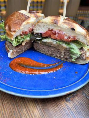 Om Burger  at Om Sabor in San Francisco