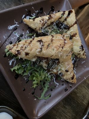 Ricotta fig tart  at Om Sabor in San Francisco