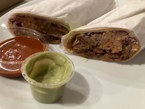 Burrito (only available for lunch via DoorDash)  at Om Sabor in San Francisco