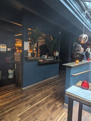 More seating out back at Om Sabor in San Francisco