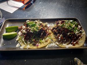 Korean BBQ Tacos at Om Sabor in San Francisco
