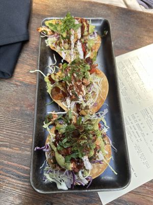 Tostadas - as delicious as they are beautifull  at Om Sabor in San Francisco