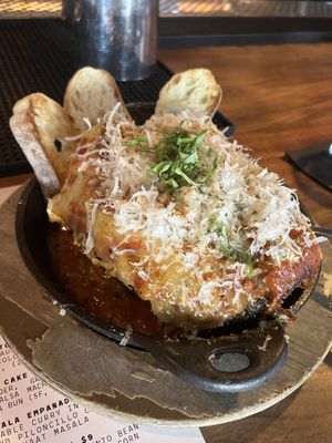 Lasagna bolognese  at Om Sabor in San Francisco