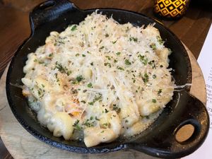 Winter mac & cheese at Om Sabor in San Francisco