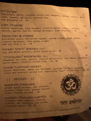   at Om Sabor in San Francisco