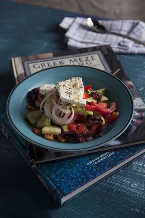 Greek salad  at Aesop's in Bangkok