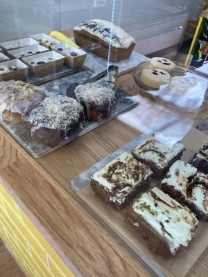 Cake sniffing!   at Kangus Coffee in Kirkcaldy