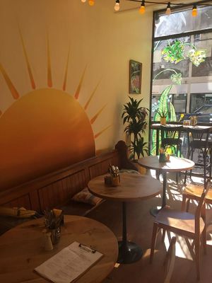 beautiful seating area at Kangus Coffee in Kirkcaldy