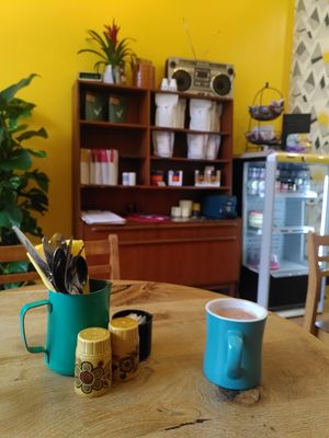 the new interior at Kangus Coffee in Kirkcaldy