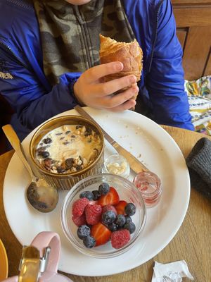 Breakfast platter  at Kangus Coffee in Kirkcaldy