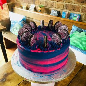 Vegan cake at Kangus Coffee in Kirkcaldy