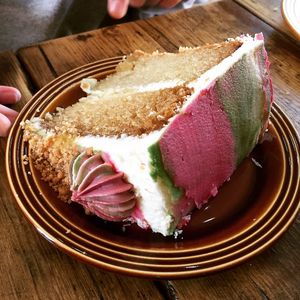 Vegan cake  at Kangus Coffee in Kirkcaldy