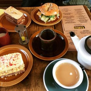 Snack time  at Kangus Coffee in Kirkcaldy