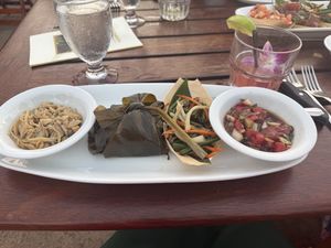   at Old Lahaina Luau in Lahaina