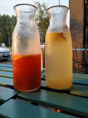 Homemade lemonade at Falla in Gdansk