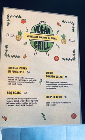 :) more menu at Falla in Gdansk