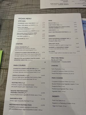 I took a pic of the menu, and meant to take a picture of the food, but I forgot!! Oops!   at Ego Mediterranean in Liverpool