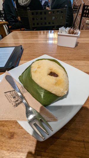 Vegan treat at 7 Campanarios Cafe del Ecuador in Quito