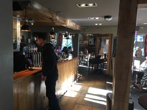 Bar at The Honey Bee in Wilmslow