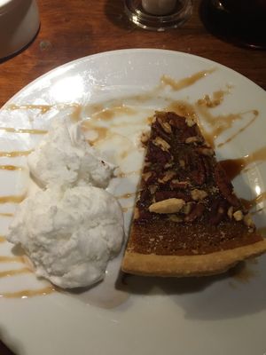 Treacle and Pecan Tart. at The Stretton Fox in Warrington