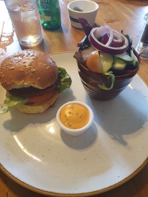 Moving Mountains Burger at The Walton Fox in Preston