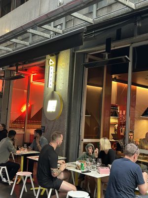 Front of restaurant  #Veganuary at 11 Inch Pizza in Melbourne