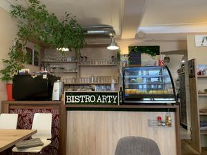 The interior at Bistro Arty in Maribor