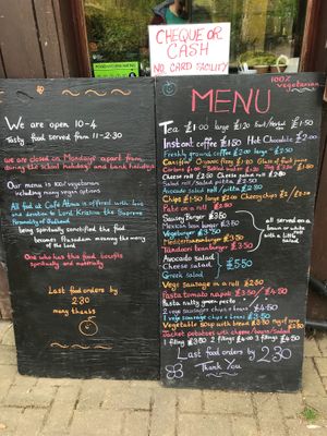 Menu at Brockhill Cafe Restaurant in Hythe