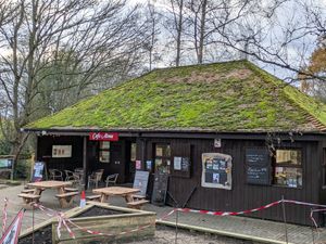 Exterior at Brockhill Cafe Restaurant in Hythe