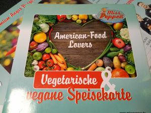 Vegetarian and vegan menu at Miss PeppeR in Frechen