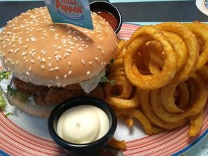 Cajun Burger at Miss PeppeR in Frechen